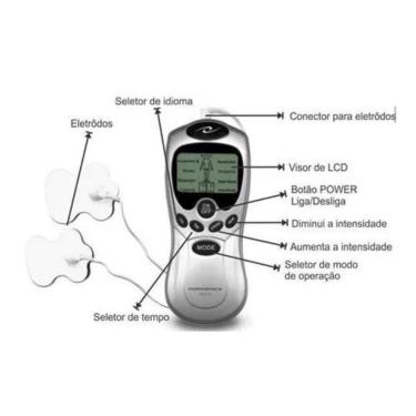 Imagem de Aparelho Massageador Eletroestimulador Para Fisioterapia Acupuntura E Tonificador Muscular Cx