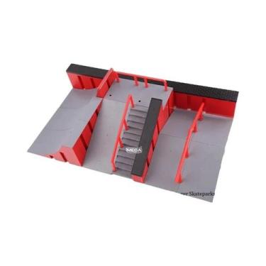 Imagem de Mini Rampa De Skate Para Dedos, Pista Com Degraus E Rampas, Combinação