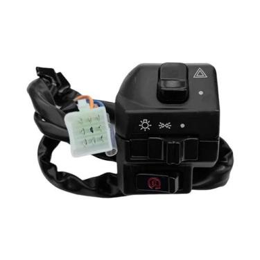 Imagem de Interruptores Universais De Alumínio 7/8 22mm Para Guidão De Motocicle