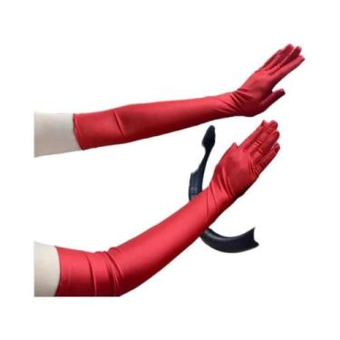 Imagem de Luvas Longas De Spandex Para Mulheres Com Proteção Solar Anti-UV Para 