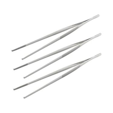 Imagem de Pinças De Aço Inoxidável Para Churrasco E Cozinha, Utensílios De Alime