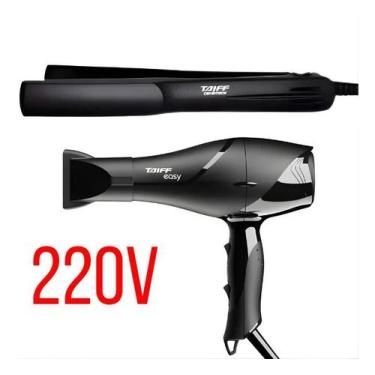Imagem de Kit Taiff Easy Secador 1700w 220v + Chapinha Cerâmica Bivolt