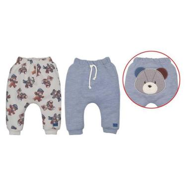 Imagem de Kit 2 Culote Bebê Menino Duda Montebello Carneiro Upi Uli -, P