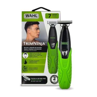 Imagem de Aparador Pelos Trim Ninja Wahl Verde Sem Fio Barba Corpo Pro Verde Biv