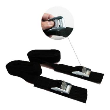 Imagem de Par Cinta Fivela Catraca Carga Rack Teto e Amarração 2,5mts - MGN, PRE