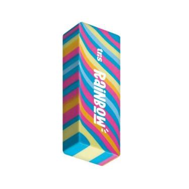 Imagem de Borracha Tris Rainbow Arco-Íris Livre de PVC Atóxica com Design Colori