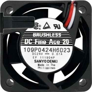 Imagem de Ventoinha 109P0424H6D23 24V 0.07A 1.68W 3P 4020 Fanuc - Sanyo Denki