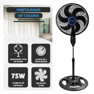 Imagem de Ventilador De Coluna Com Três Velocidades Para Mais Conforto Presente 