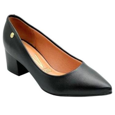 Imagem de Sandália Feminina Social Salto Alto Glitter Ouro Rosado Vizzano 6210.655-Feminino