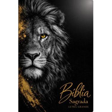 Imagem de Bíblia Sagrada  Letra Grande  NVI  Leão Majestade - Publicações Cordei