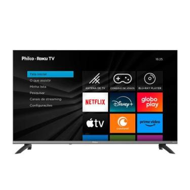 Imagem de TV LED 40 Philco Roku TV HDR10 Dolby Audio, Unica