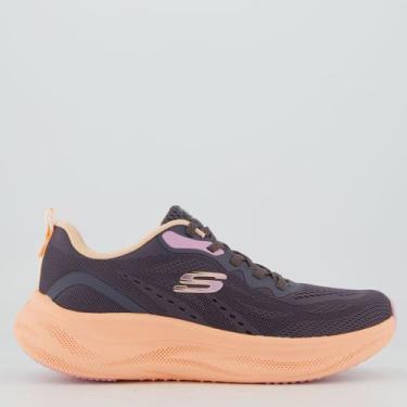 Imagem de Tênis Skechers Skech Clound Feminino Roxo e Rosa, 37