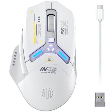 Imagem de Mouse sem fio para jogos INFHIC IN9 Tri-Mode 10000 DPI RGB - INPHIC