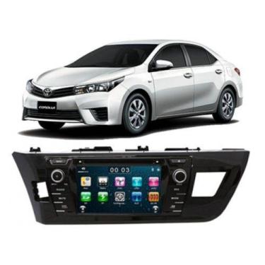 Imagem de Central Multimídia Corolla GLI 2015  Com GPS TV USB Espelhamento Tela 