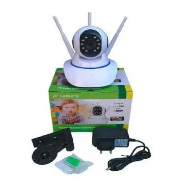 Imagem de Câmera Ip 3 Antenas Wifi Wireless Yoosee 3ª Geração Noturna Segurança 
