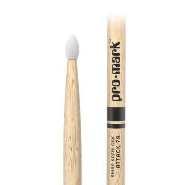 Imagem de Baqueta Attack 7A PW7AN Shira Kashi Oak Ponta Nylon Promark
