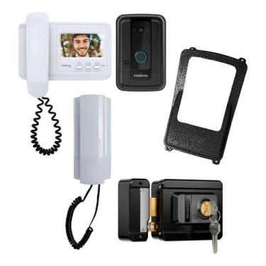 Imagem de Vídeo Interfone Ivr 4, Protetor, Fechadura E Extensão Áudio - Intelbra