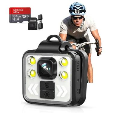Imagem de Mini Câmera Filmadora Para Camping E Pesca 1080 Full Hd 64gb - MIKE SH