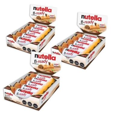 Imagem de B-ready Nutella Biscoito Wafer 3 Displays 220g - 30x22g, Nutella