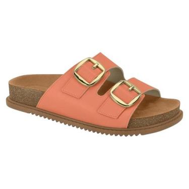 Imagem de Chinelo Beira Rio 8523.102 Papete Flatform Baixo Fivela Feminino Leve,