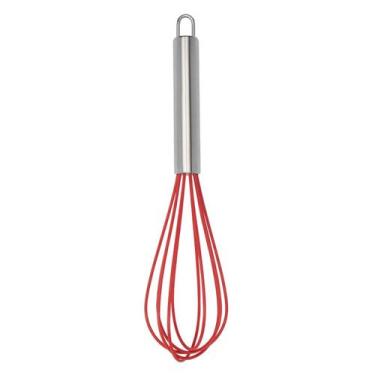 Imagem de Batedor de Ovos Fouet Vermelho Silicone Inox - Mimo Style