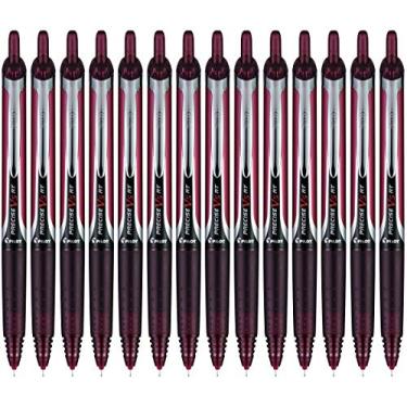 Imagem de Pilot, Canetas esferográficas V5 RT recarregáveis e retráteis, ponta extrafina 0,5 mm, bordô, pacote com 14