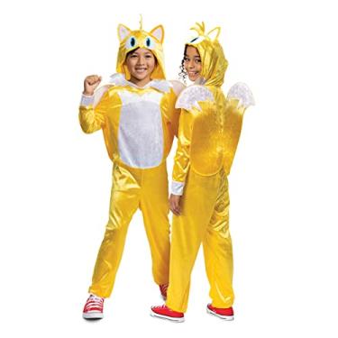 Imagem de Disguise Sonic Tails Costume, Official Sonic Movie Costume and Headpiece, Kids Size Medium (7-8)
