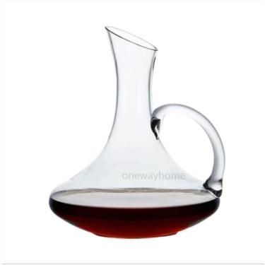 Imagem de Decantador doméstico com dispensador de vinho de cristal, conjunto de vinho tinto acessível criativo, jarra de suco para bebidas frias