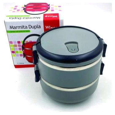 Marmita Térmica Hermética Inox Recipiente Cozinha Pote em Promoção