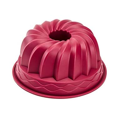 Imagem de Formas de silicone para bolo formas de bolo formas de silicone material antiaderente forma redonda para bolo de gelatina e pães de festa de aniversário