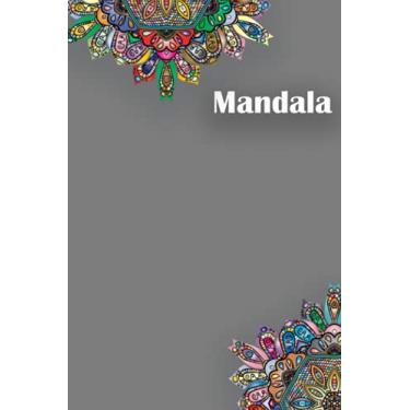 Imagem de Caderno de mandala: caderno de diário com pauta larga para estudantes da escola, meninos e meninas adolescentes, crianças, mulheres para escrita criativa... (Cadernos de composição de mandala)