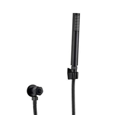 Imagem de Ducha Higiênica Preto Fosco com Mangueira 120 cm e Registro 1/4 de Volta ABS