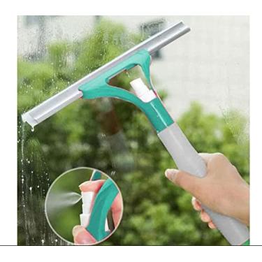 Imagem de Limpa Vidros Spray, Rodinho e Limpeza, Reservatório 130 ml Cor:Verde