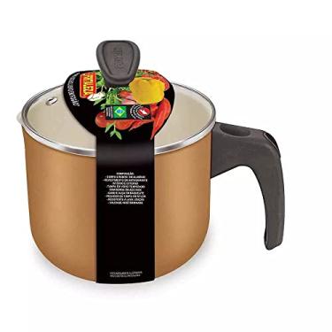 Imagem de Alumínio Fortaleza 754112 Leiteira 12 Con Tampa Vidro Artistic