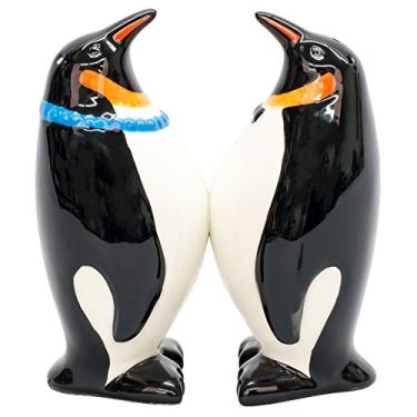 Imagem de Pacific Giftware Conjunto de saleiro e pimenteiro Loveable South Pole Pride Pinguins P/P