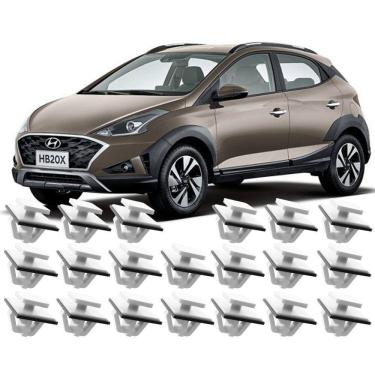 Imagem de Kit 20 Grampos Presilhas Para Moldura Friso Da Porta HB20X 2020 2021 2022