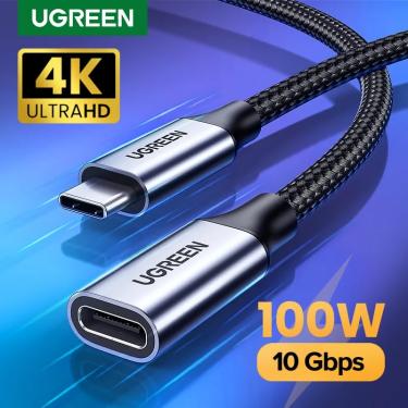 Imagem de Ugreen usb c cabo de extensão tipo c cabo extensor USB-C thunderbolt 3 para xiaomi nintendo