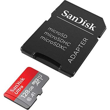 Imagem de Cartão Micro SD SanDisk Ultra com Adaptador 128GB