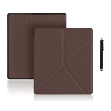 Imagem de Capa para Kindle Oasis de 7 Polegadas, 10ª Geração, Versão 2019 e 9ª Geração, Versão 2017, Dobrável Fina, à Prova D'água, com Despertar/Sono Automático