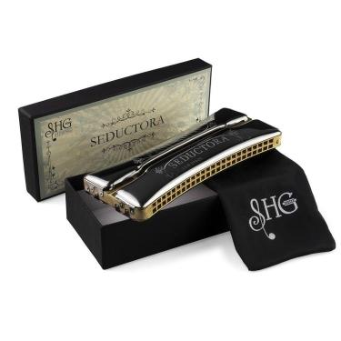 Imagem de Gaita De Boca Hering Seductora 96 Dó/sol 7996 Oitavada