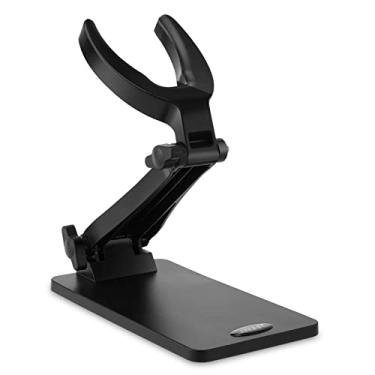 Imagem de JRHC Suporte universal para scanner de código de barras e mãos livres, ajustável, para supermercado, loja de varejo, biblioteca escolar, armazém, logística, leitores, códigos de barras, scanner, suporte de mesa