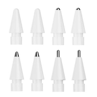 Imagem de Pontas para Apple Pencil, pontas de substituição compatíveis com Apple Pencil 2 Geração iPad Pro Pencil – ponta de iPencil para iPad Pencil de 1ª/2 gerações, pontas de lápis para iPad Pro, pontas