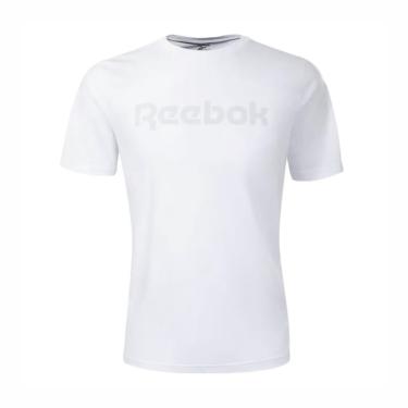 Imagem de Camiseta Reebok Big Logo Linear Masculino Branco Manga Curta