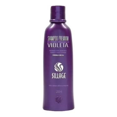 Imagem de Shampoo Premium Violeta Desamarelador 200ml Sillage Loiros