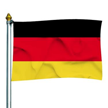 Imagem de DELAYNOMORE77 Germany National Flag Polyester Fiber 3x5 Feet Flag, Bright Colors And Anti-ultraviolet Fade Flag Indoor Outdoor Banner