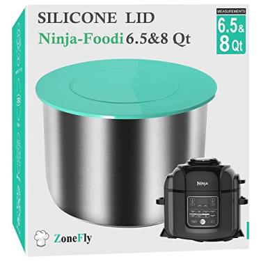 Imagem de Tampa de silicone serve para Ninja Foodi – Tampa interna de panela de 8 litros e 6,5 litros para Ninja Foodi FD401/FD302/OS401/OS301/OP401/OP302 Melhor tampa de vedação NinjaFoodi para panelas de pressão acessórios
