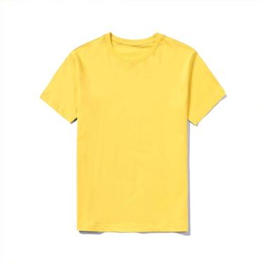 Imagem de NJNJGO Camiseta masculina leve gola redonda básica casual verão manga curta camiseta esportiva, Cor 9, M