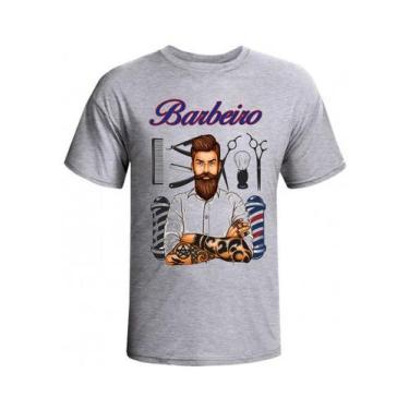 Imagem de Camiseta Camisa Masculina Barber Shop Barbeiro Barbearia Cabeleireiro