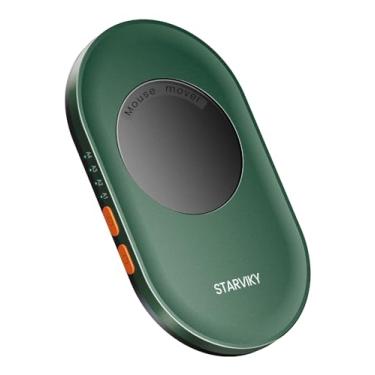Imagem de STARVIKY Agitador mecânico para mouse, ultrafino com temporizador de corrida ajustável, agitador de mouse sem motorista silenciosamente (verde escuro)