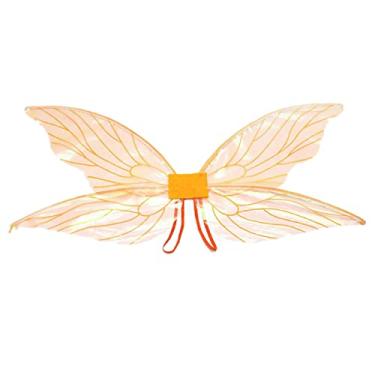 Imagem de Asa de Fada, Fantasia de Fada de Halloween Com 2 Tiras Elásticas, Decoração Confortável, Fantasia de Cosplay, Leve para Halloween, Fantasia de Festa de Aniversário de Natal (02)